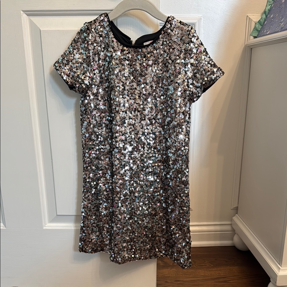 GB Girls Glittering Sequin Dress - Multicolor